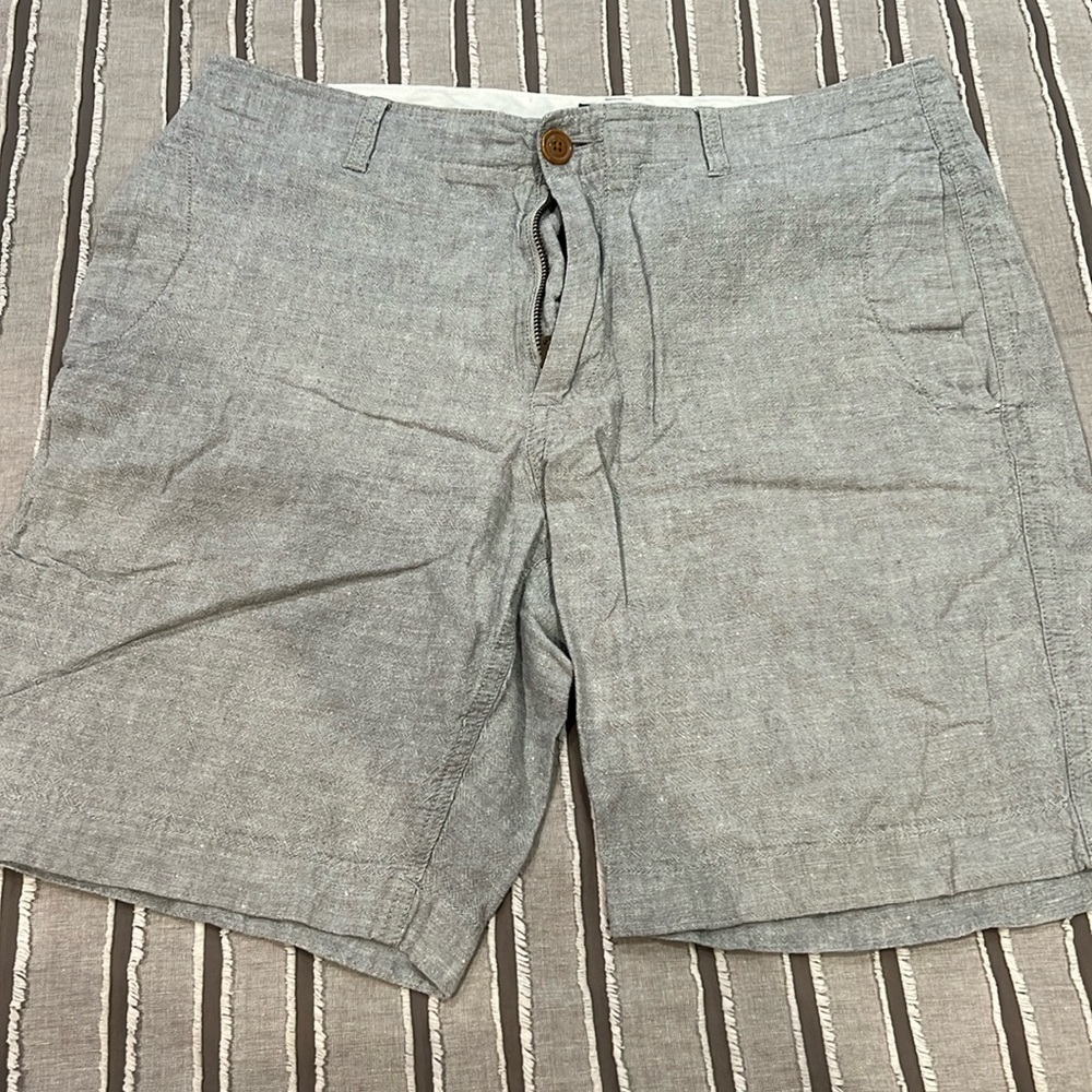 Mens SZ 33 JCREW Gray Cotton shorts